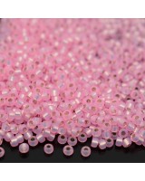 Бисер круглый 0643 11/0  S/L Light Pink Alabaster, 5 грамм