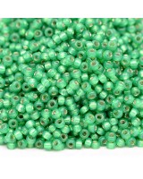 Бисер круглый 0646 11/0 S/L Green Alabaster, 5 грамм