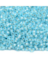 Бисер круглый 0647 11/0 S/L Aqua, 5 грамм