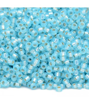 Бисер круглый 0647 11/0  S/L Aqua, 5 грамм
