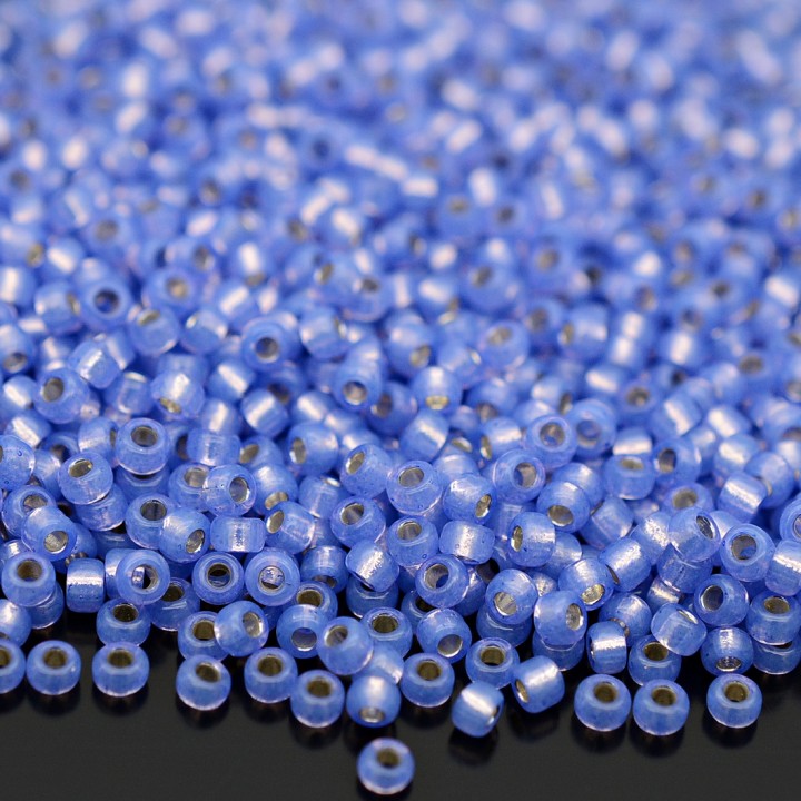 Бисер круглый 0649 11/0  S/L Violet, 5 грамм