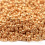 Beads round 4203 11/0 Duracoat Galvanized Yellow Gold, 5 grams