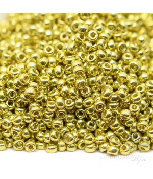 Beads round 4205 11/0 Duracoat Galvanized Zest, 5 grams