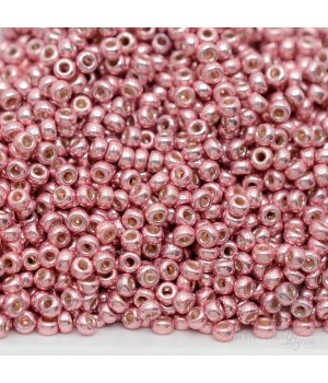 Round beads 4209 11/0 Duracoat Galvanized Dark Coral, 5 grams