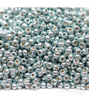 Beads round 4216 11/0 Duracoat Galvanized Dark Seafoam, 5 grams
