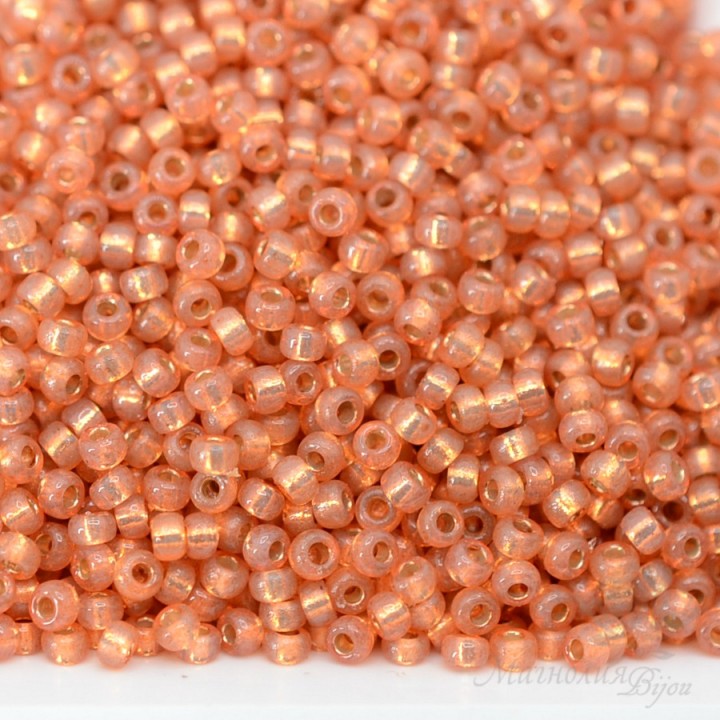 Round beads 4233 11/0 Duracoat S/L Peach, 5 grams