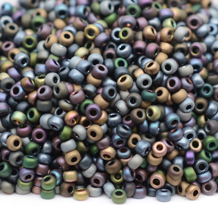Rocalla Miyuki 11/0 MIX-24 Matte Heavy Metals, 5g