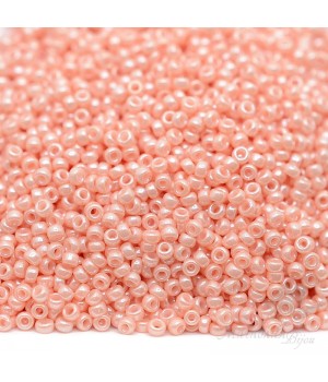 Beads round 0429 15/0 Opaque Salmon, 5 grams
