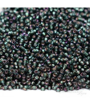 Round beads 1423 15/0 S/L Khaki, 5 grams