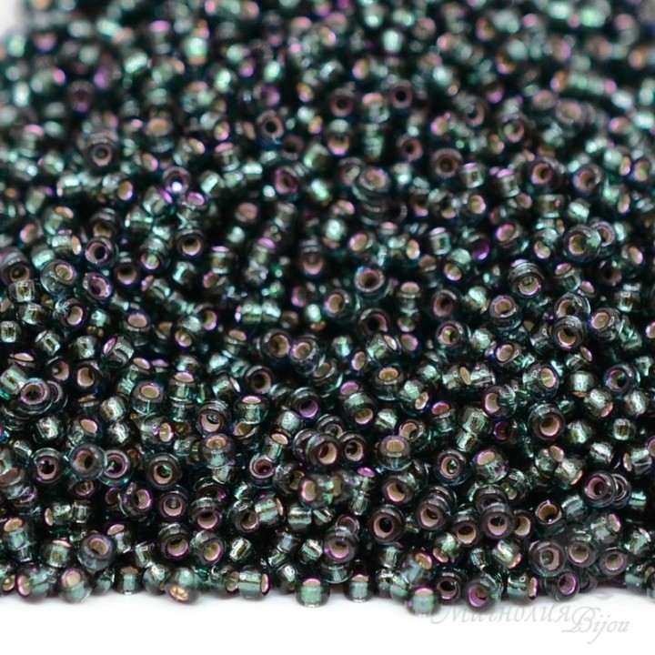 Beads round 2021 15/0 S/L Khaki, 5 grams
