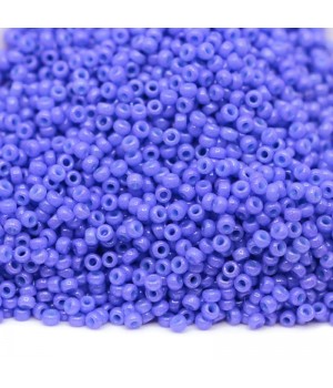 Бисер круглый 1486 15/0 Dyed Opaque Purple, 5 грамм
