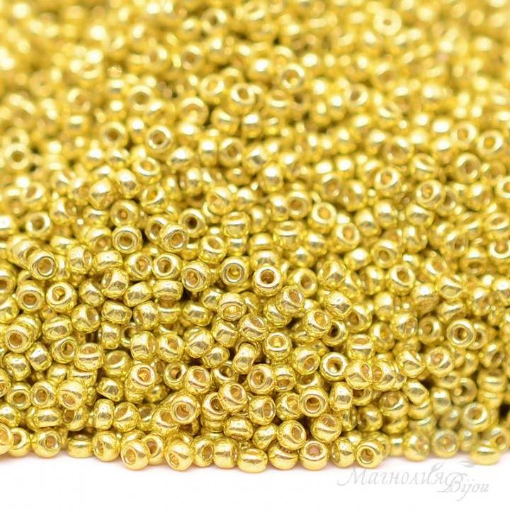 Beads round 4205 15/0 Duracoat Galvanized Zest, 5 grams