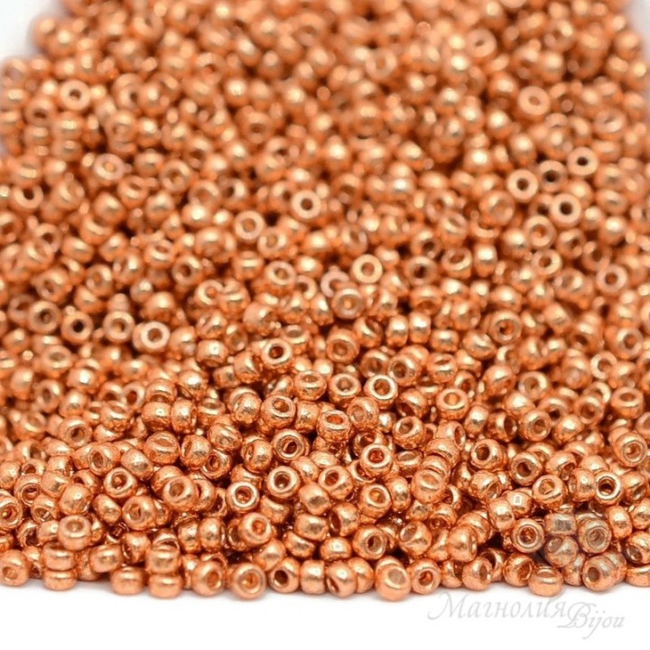 Round beads 4206 15/0 Duracoat Galvanized Muscat, 5 grams