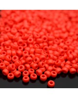 Rocalla Miyuki 0407 8/0 Opaque Vermillion Red, 5g