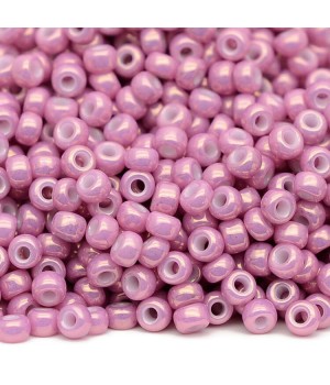 Round beads Miyuki 1867 8/0 Opaque Dark Orhid Luster, 5 grams