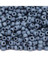 Round beads Miyuki 1254(2001) 8/0 Matte Gunmetal, 5 grams