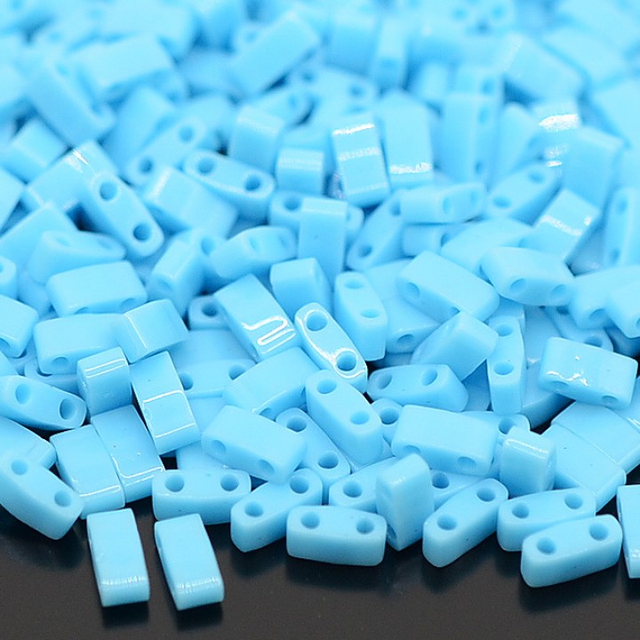 Miyuki Beads Half TILA 413 Opaque Turquois Blue, 5 grams