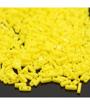 Бисер Миюки Ouarter TILA 404 Opaque Yellow, 5 грамм