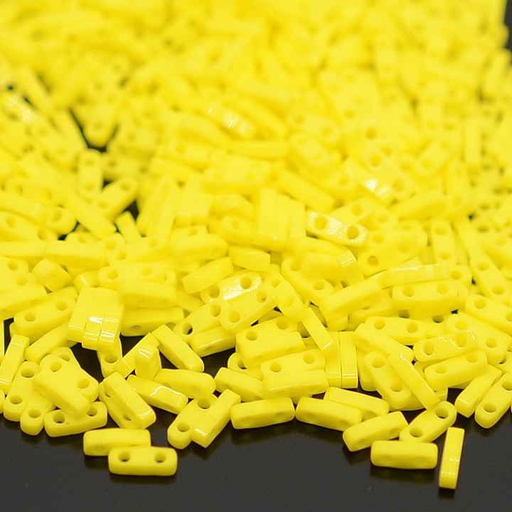 Beads Miyuki Ouarter TILA 404 Opaque Yellow, 5 grams