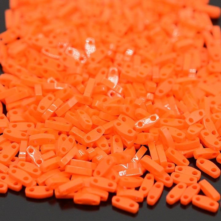 Miyuki Beads Quarter TILA 406 Opaque Orange, 5 grams