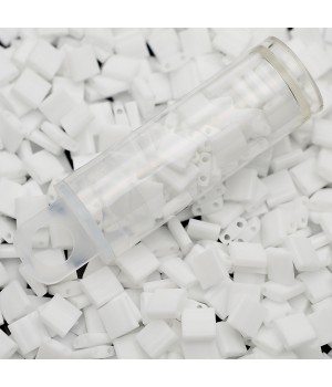 Miyuki beads TILA 0402 Opaque White, tube 5 grams