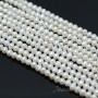 Pearls 3-4mm white, thread 36cm
