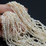 Natural Cultured Freshwater Pearl ~2-3mm A+ baroque freeform white color, 1 strand