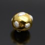 Natural Baroque Freshwater Pearl Beads ~20mm, 18K Gold Plated