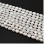 Natural Cultured Freshwater Pearl ~5-6mm baroque freeform white color, 1 strand