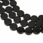 Onyx(black agate) Coin 12:4mm
