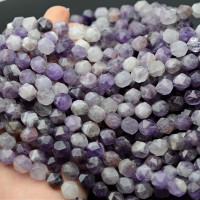 Аметист натуральный 10мм многогранник(наггетс)