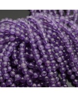 Аметист шар гладкий 6мм качество АВ+