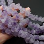 Аметист необработанные бусины 10-13мм, нить 37см