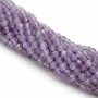 Amethyst beads 3mm faceted