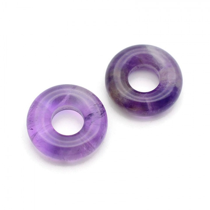 Amethyst Bagel 15:5mm, 1 piece