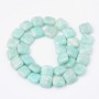 Natural Amazonite Square Beads 12mm