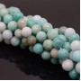 Amazonite natural 8mm round beads
