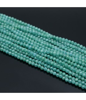 Zirconia cúbica 3mm color Jade, hilo 38cm