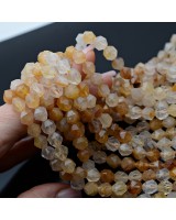 Citrino natural 8mm forma poliedro