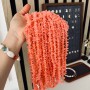 Coral natural color salmón 6~12:1~2mm, 1 tira 40cm