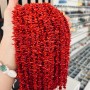 Coral natural rojo 6~12:1~2mm, 1 tira 40cm