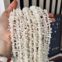 Coral natural color blanco 7~16:2~3mm, 1 tira 40cm