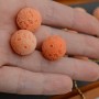 Бусина резная Лотос 16мм коралл, 1 штука
