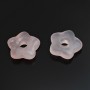 Rose quartz Bagel Flower 15:5mm, 1 piece