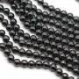 Hematite 8mm black, 1 strand(~50 beads)