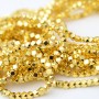 Гематит Шестигранник 4мм цвет золото, нить(~135 бусин) Гематит Шестигранник 4мм цвет золото, нить(~135 бусин)