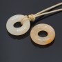 Jade amarillo Donut 20:5mm, 1 unidad