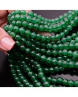 Нефрит натуральный(Малайзия) шар граненый 6мм, нить