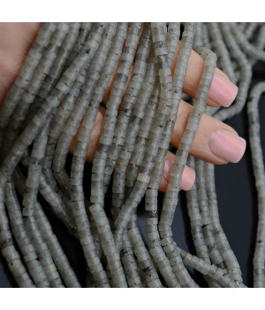  Labradorita natural rondeles 4:2mm, 1 hilo de 38cm