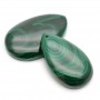 Natural Malachite Drop Pendant ~32:20mm, 1 piece Natural Malachite Drop Pendant ~32:20mm, 1 piece